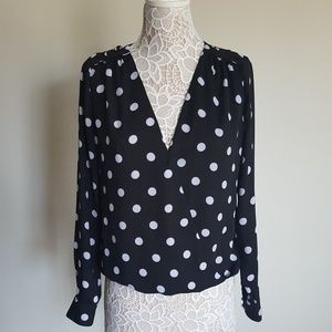 Polka dots blouse